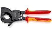 Työkalut sähkötöihin - KNIPEX Kaapelileikkuri, (Räikkäperiaate) - 95 36 250