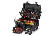 Työkalut - KNIPEX Työkalulaukku "Robust45 Move" Elektro, 63-osainen, integroiduilla pyörillä ja teleskooppikahvalla - 00 21 37