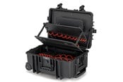 Työkalut - KNIPEX Työkalulaukku "Robust45 Move" Elektro, tyhjä, integroiduilla pyörillä ja teleskooppikahvalla - 00 21 37 LE
