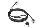 Järjestelmän lisävarusteet - Lenovo Kensington NanoSaver kaksipäinen lukko - 4XE1B81916