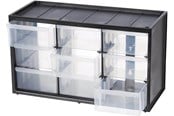Työkalupakit & Säilytysjärjestelmät - Stanley Storage Box with 9 Compartments Black - 1-93-978