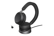 Kuulokkeet - Jabra Evolve2 75 Link380c UC Stereo Stand Musta - 27599-989-889