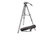 Kamerajalustat - Manfrotto 502 Nestemäinen videopää ja MVT502AM alumiiniset kaksijalkaiset jalat - MVK502AM-1