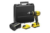 Työkalut - Stanley 18V Fatmax® V20 Brushless Hammer Drill With 2 x 2.0Ah Batteries And Kit Box - FMCD721D2K-QW