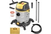 Työkalut - Stanley 30L Stainless Steel Wet And Dry Vacuum Cleaner With Teho Työkalu Connectivity - SXVC30XTDE