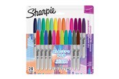 Kirjoitus- ja piirustustarvikkeet - Sharpie -permanenttitussit  | Kapea kärki | Elektropop-värit ja värilajitelma alkuperäisväreistä | 24 kpl - 1940862