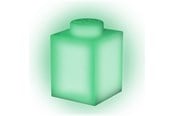 Lasten valaisimet - Euromic LEGO Classic Silicone Brick 1000% night light with LEDlite- Vihreä - 525569