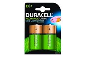 Akut ja Paristot - DURACELL D Rechargeable Batteries NiMH (Pack-2) - 955998