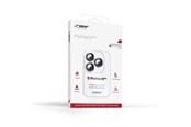 Puhelintarvikkeet - Näytönsuojat - Zeelot Apple iPhone 13 Pro/13 Pro Max Pishield Sarja Titanium Alloy Lens Protector - Pure Hopea - ZGLPI13PMS