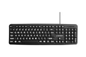 Näppäimistöt - Gembird KB-US-103 - Näppäimistö - QWERTY - US - Musta - Näppäimistö - Englanti (US) - Musta - KB-US-103