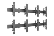 Seinäkiinnitys, AV-kiinnikkeet & AV-kalusteet - Multibrackets PRO Series M Wallmount Pro MBW2Ux2 Push In Pop Out - Max 120 kg - recommended for 65" - 7350105212628