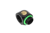 DIY Vesijäähdytys - Bitspower G1/4" Matt Black 90-Degree IG1/4" Extender - BP-MBWP-C39