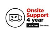 Palvelu ja tuki  - Lenovo Onsite Upgrade - extended service agreement - 4 years - on-site - 5WS0V07100