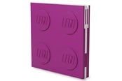 Lisätarvikkeet kouluun - LEGO Stationery Locking Notebook Violet with Gel Pen - 4003064-52438