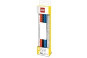 Lisätarvikkeet kouluun - LEGO Stationery Gel pens 3 pcs. Punainen Sininen Musta packed in Väri box - 4003075-51513
