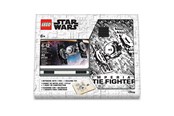 Lisätarvikkeet kouluun - LEGO Star Wars Note book with 4x4 Musta brick 1 pen and building toy - 4005063-52510