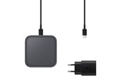 Puhelin - Adapterit & Laturit - Samsung Langaton laturi Pad (with adapter) - Musta - EP-P2400TBEGEU