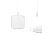 Puhelin - Adapterit & Laturit - Samsung Langaton laturi Pad (with adapter) - Valkoinen - EP-P2400TWEGEU