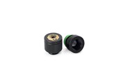 DIY Vesijäähdytys - Bitspower water-exhaust fitting (Glorious Black) (2 PCS ) - BPTA-EFW-V2-GB