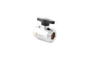 DIY Vesijäähdytys - Bitspower Hopea Shining Mini Valve With Musta Kahva - BP-MVV-SL