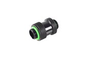 DIY Vesijäähdytys - Bitspower Matt Black Dual G1/4" Adjustable Aqua Link Pipe I (22-31MM) - BP-MBDG14AALPI