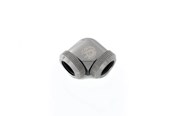 DIY Vesijäähdytys - Bitspower Black Sparkle Enhance 90-Degree Dual Multi-Link Adapter For OD 12MM - BP-BSE90DML