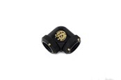 DIY Vesijäähdytys - Bitspower Matt Black Enhance 90-Degree Dual Multi-Link Adapter For OD 12MM - BP-MBE90DML