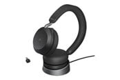 Kuulokkeet - Jabra Evolve2 75 Link380a UC Stereo Stand Musta - 27599-989-989
