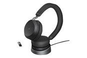 Kuulokkeet - Jabra Evolve2 75 Link380a ms Stereo Stand Musta - 27599-999-989