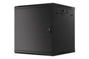 Räkit - Rack - Lanberg WF01-6612-00B - 12U Wall-Mounted Rack Cabinet with Solid Door - WF01-6612-00B