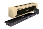 Telakointiasemat - Club 3D Kolmoisnäyttöinen dynaaminen PD-latausasema - telakointiasema - USB-C - VGA HDMI DP - GigE - CSV-1564W65