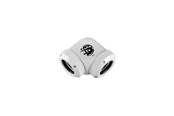 DIY Vesijäähdytys - Bitspower Deluxe Valkoinen Enhance 90-Degree Dual Multi-Link Adapter For OD 12MM - BP-DWE90DML