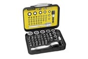 Työkalut - Stanley Set Of 39 1/4" Drive Bits (25mm) + 1 Magneettinen Bit Holder With Lock Ring - 1-13-906