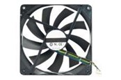 Kotelotuuletin - QNAP 140x140x25mm tuuletin 12V 4PIN - Kotelotuuletin - 140mm - musta - FAN-14CM-T01