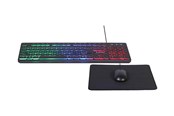 Näppäimistöt - Gembird KBS-UML-01 - Näppäimistö mouse and Hiirimatto set - US - Näppäimistö, hiiri ja hiirimatto, setti - Englanti (US) - Musta - KBS-UML-01