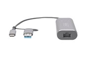 Verkkokortit (verkkosovittimet, tulostuspalvelimet jne.) - DIGITUS USB Type-C to 2.5G LAN Adapter - DN-3028