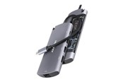 Telakointiasemat - AXAGON HMC-6M2 - telakointiasema - USB-C 3.2 Gen 1 / Thunderbolt 3 - HDMI - GigE - HMC-6M2
