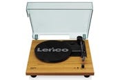 Levysoitin - Lenco Puu turntable with built-in speakers - Levysoitin Ruskea - LS-10WD