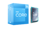 CPU - Intel Core i3-12100 Alder Lake CPU - 4 ydintä - 3.3 GHz - Intel LGA1700 - Intel Boxed (jäähdyttimen kanssa) - BX8071512100
