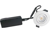 Valaisimet - Nordtronic Low Profile ECO 6W 3000K IP54 - mattavalkoinen - 32111013