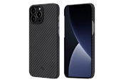 Puhelin - Kannet ja kotelot - PITAKA Apple iPhone13 Pro Max MagEZ Case 2 - Musta/Harmaa Twill - KI1301PM