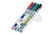 Kirjoitus- ja piirustustarvikkeet - Staedtler Universal pen Lumocolor non-p m 4pc - 315 WP4