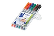 Kirjoitus- ja piirustustarvikkeet - Staedtler Universal pen Lumocolor non-p M 6pc - 315 WP6
