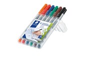 Kirjoitus- ja piirustustarvikkeet - Staedtler Universal pen Lumocolor non-p F 6pc - 316 WP6