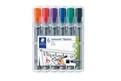 Kirjoitus- ja piirustustarvikkeet - Staedtler Flipchart-tussi Lumocolor 6 kpl/laatikko - 356 B WP6