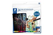 Kirjoitus- ja piirustustarvikkeet - Staedtler Väriliitu pehmeä 24 kpl 100% PEFC - 149C C24