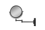 Muut henkilökohtaiset hygieniatuotteet - Gillian Jones Double-Sided Wall Mirror w. x10 Magnification - Musta - 10248-00