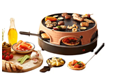 Muut pienet keittiökoneet - Emerio PO-113255.4 - pizza oven/raclette - terracotta Oranssi - PO-113255.4