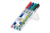 Kirjoitus- ja piirustustarvikkeet - Staedtler Universal pen Lumocolor non-p F 4pc - 316 WP4