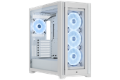 Kotelot - Corsair iCUE 5000X RGB QL Edition - Valkoinen - Kotelot - Miditower - Valkoinen - CC-9011233-WW